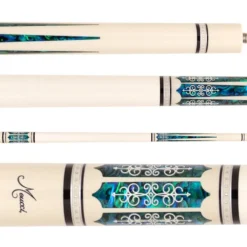Meucci 21st Century 3 White Paua Shell Pool Cue
