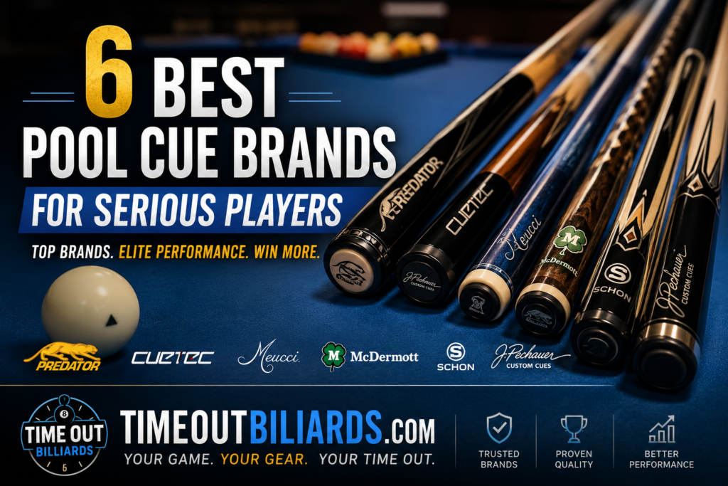 6 Best Pool Cue Brands for Serious Players in 2026