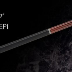 Exceed EXC2-061EPi premium Japanese pool cue with Gabon Ebony, turquoise inlays, Wavy Joint, and Dual-Force Core technology